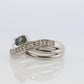 Genuine Alexandrite Ring. 900 Platinum setting round Natural ALEXANDRITE ring with diamond accents. X Cross Platinum Solitaire.