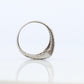 Emerald Ring. Genuine Emerald and Diamond Platinum Ring. PT900 Plat Marquise Emerald Diamond Solitaire Band.