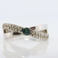 Genuine Alexandrite Ring. 900 Platinum setting round Natural ALEXANDRITE ring with diamond accents. X Cross Platinum Solitaire.