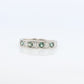 Genuine Alexandrite Ring. Diamond Alexandrite Eternity band 900 Platinum setting round Natural ALEXANDRITE ring with diamond accents.