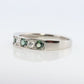 Genuine Alexandrite Ring. Diamond Alexandrite Eternity band 900 Platinum setting round Natural ALEXANDRITE ring with diamond accents.