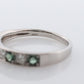 Genuine Alexandrite Ring. Diamond Alexandrite Eternity band 900 Platinum setting round Natural ALEXANDRITE ring with diamond accents.