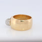Vintage Tiffany and Co. Diamond Ring. Authentic Tiffany 18k Platinum Wide Diamond Dome Band. Picasso Diamond Cluster Ball . Extremely rare.