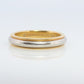 Vintage Tiffany and Co. Ring. Authentic Tiffany 18k and Platinum Band. T&CO Milgrain Wedding Band