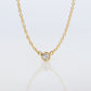 Vintage Tiffany and Co. Necklace. Elsa Peretti Diamond by the Yard Solitaire Necklace. 18k Yellow Gold