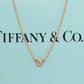 Vintage Tiffany and Co. Necklace. Elsa Peretti Diamond by the Yard Solitaire Necklace. 18k Yellow Gold