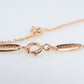 Vintage Tiffany and Co. Necklace. Elsa Peretti Diamond by the Yard Solitaire Necklace. 18k Yellow Gold