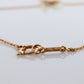 Vintage Tiffany and Co. Necklace. 18k Gold T&Co X Crossover Pendant and Necklace. Paloma Picasso