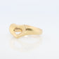 Vintage Tiffany and Co. Ring. Authentic Tiffany 18k Heart Band. Open Heart Elsa Peretti Ring.