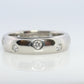 Vintage Tiffany and Co. Diamond Ring. Etoile Ring. Authentic Tiffany Platinum Diamond Eternity Band. T&CO Pt950 Bezel set diamond.
