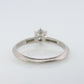 Vintage Tiffany and Co. Diamond Ring. Authentic 0.36ct Tiffany Platinum Diamond Solitaire Ring. T&CO Engagement ring