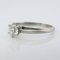 Vintage Tiffany and Co. Diamond Ring. Authentic 0.36ct Tiffany Platinum Diamond Solitaire Ring. T&CO Engagement ring