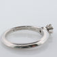 Vintage Tiffany and Co. Diamond Ring. Authentic 0.17ct Tiffany Platinum Diamond Solitaire Ring. T&CO Engagement ring
