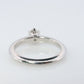 Vintage Tiffany and Co. Diamond Ring. Authentic 0.30ct Tiffany Platinum Diamond Solitaire Ring. T&CO Engagement ring