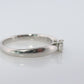 Vintage Tiffany and Co. Diamond Ring. Authentic 0.19ct Tiffany HARMONY Platinum Diamond Solitaire Ring. T&CO Engagement ring