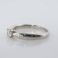 Vintage Tiffany and Co. Diamond Ring. Authentic 0.19ct Tiffany HARMONY Platinum Diamond Solitaire Ring. T&CO Engagement ring