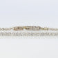 14k Diamond Tennis Bracelet. 14k Delicate Round diamond Tennis bracelet. 2 1/4 CTW Lab Diamonds.