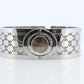 Vintage GUCCI 112 TWIRL Quartz Watch Timepiece. Gucci Wide Bangle Bracelet wristwatch.