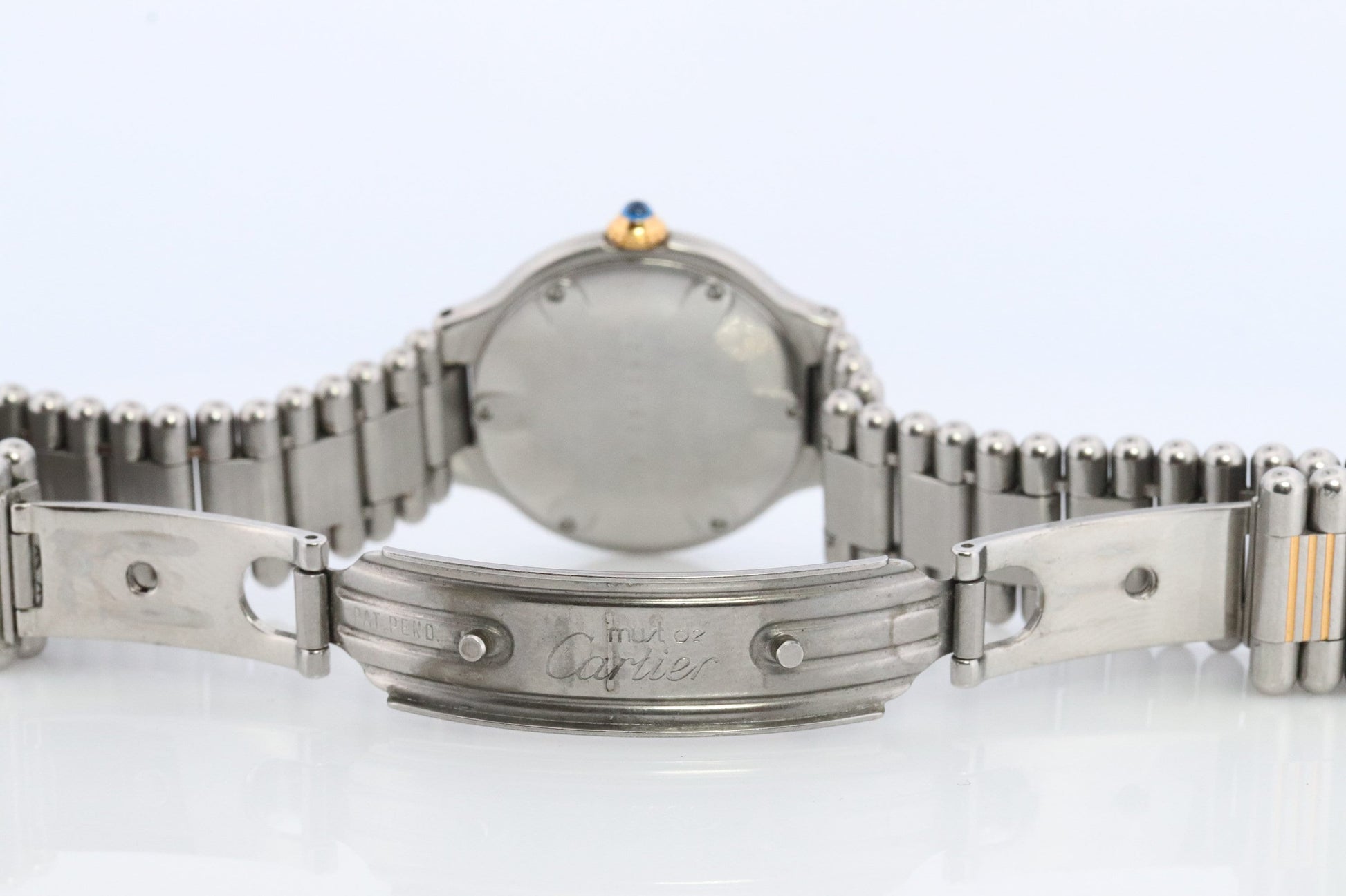 Genuine Cartier Watch. Must de Cartier 21 Stainless Steel Multi-Tone Quartz Watch. 28mm Vintage Cartier Wristwatch.