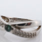 Genuine Alexandrite Ring. 900 Platinum setting round Natural ALEXANDRITE ring with diamond accents. X Cross Platinum Solitaire.
