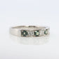 Genuine Alexandrite Ring. Diamond Alexandrite Eternity band 900 Platinum setting round Natural ALEXANDRITE ring with diamond accents.